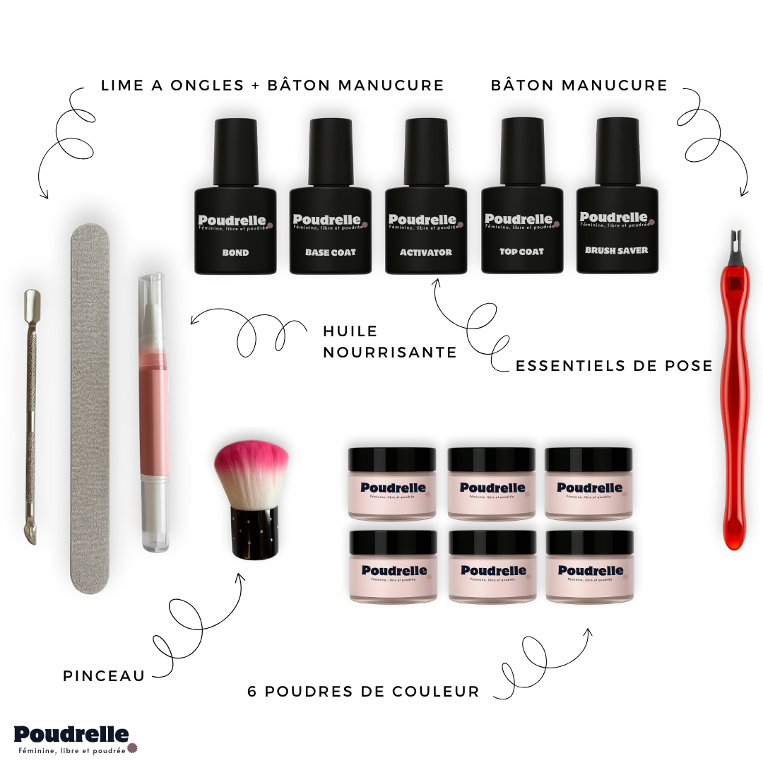 Kit complet : couleur + essentiel de pose – Résultat pro en 20 minutes chez toi