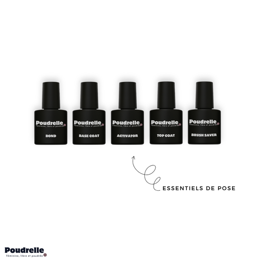 Kit Essentiel de pose – Base + Activator + Top Coat (sans UV)